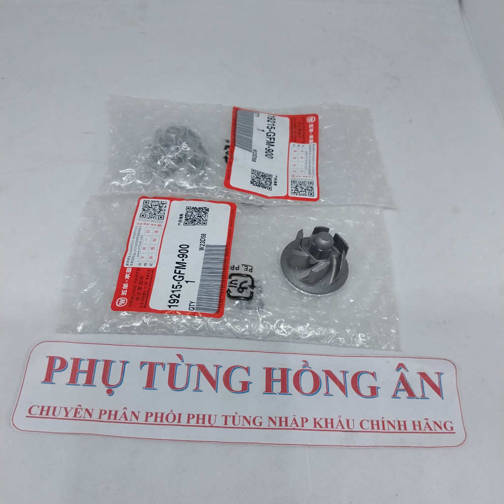 Cánh quạt bơm nước (chong chóng) AB 110, Click 110, Lead 110 zin HONDA chính hãng Trung Quốc - PT HỒNG ÂN
