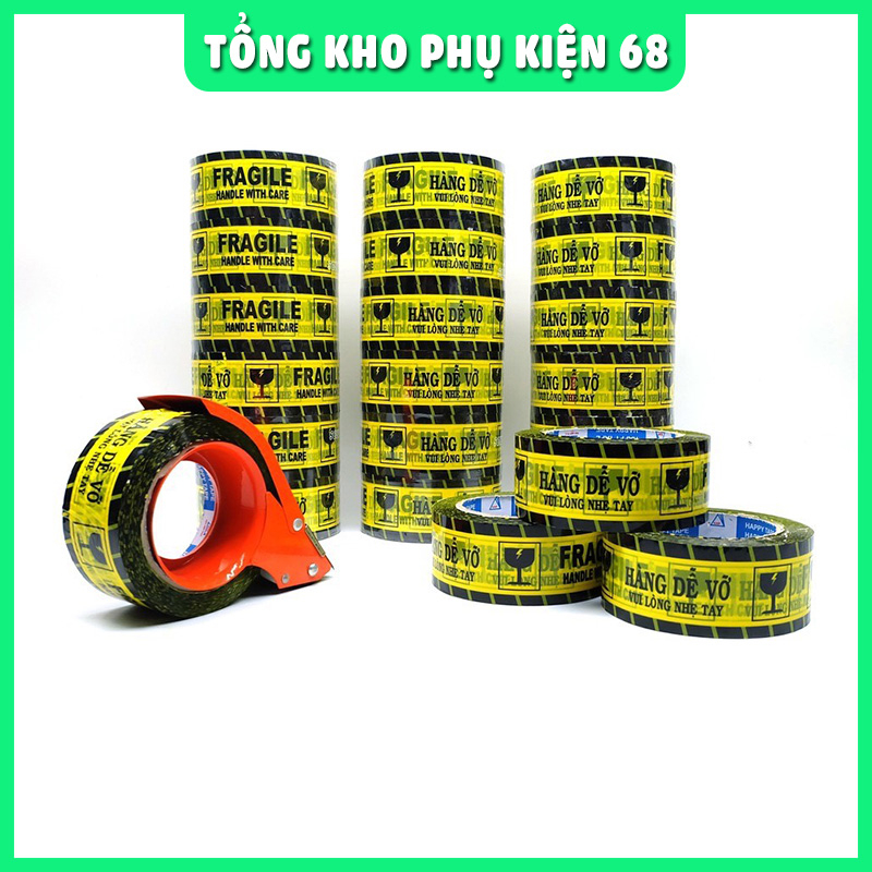 Băng Dính Hàng Dễ Vỡ, Băng Keo Niêm Phong Hàng Hóa, Cắt băng dính