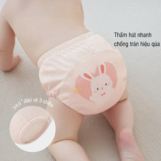 Quần bỏ bỉm 6 lớp cho bé tập bỏ bỉm chống hăm chống vòng kiềng- 55706