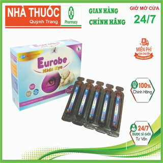 Eurobe Kid Eye - Bổ mắt cho bé, bổ sung dinh dưỡng cho mắt, giảm khô mắt, mỏi mắt, nhìn mờ, quáng gà