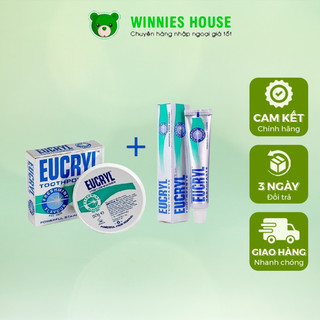 Kem đánh răng / bột tẩy trắng răng Eucryl của Anh