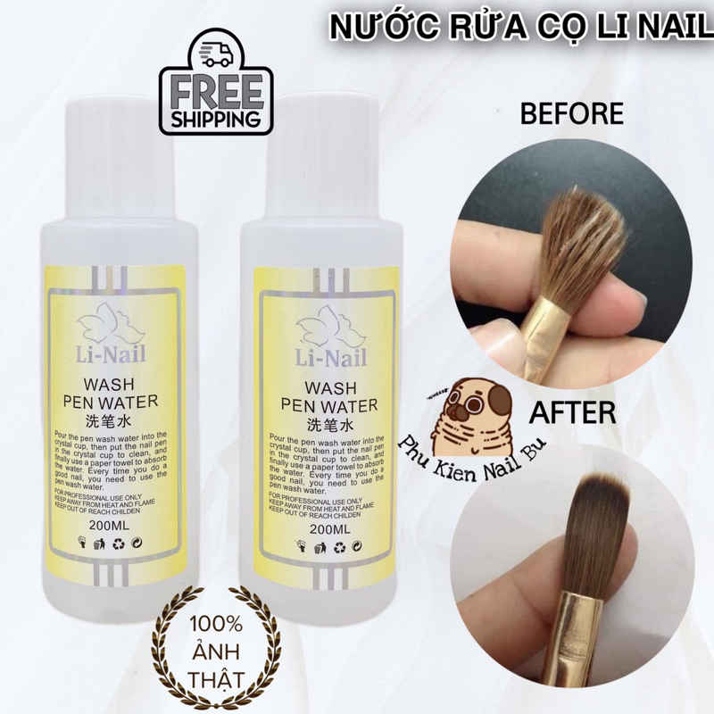 Nước rửa cọ nail Li Nail
