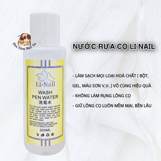 Nước rửa cọ nail Li Nail