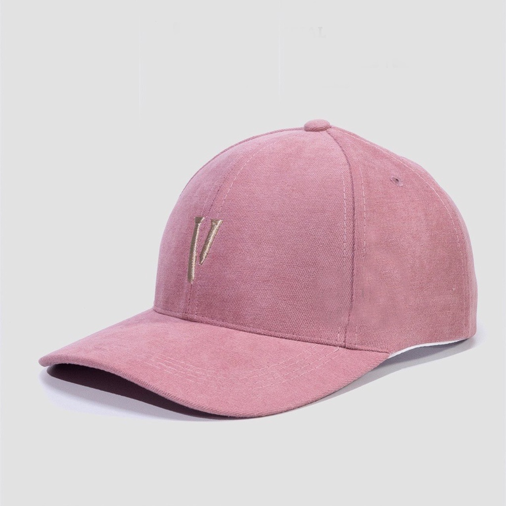 Mũ Lưỡi Trai Chữ V 413 Nam Nữ Chất Liệu Nhung Cap Cấp - Hata24h