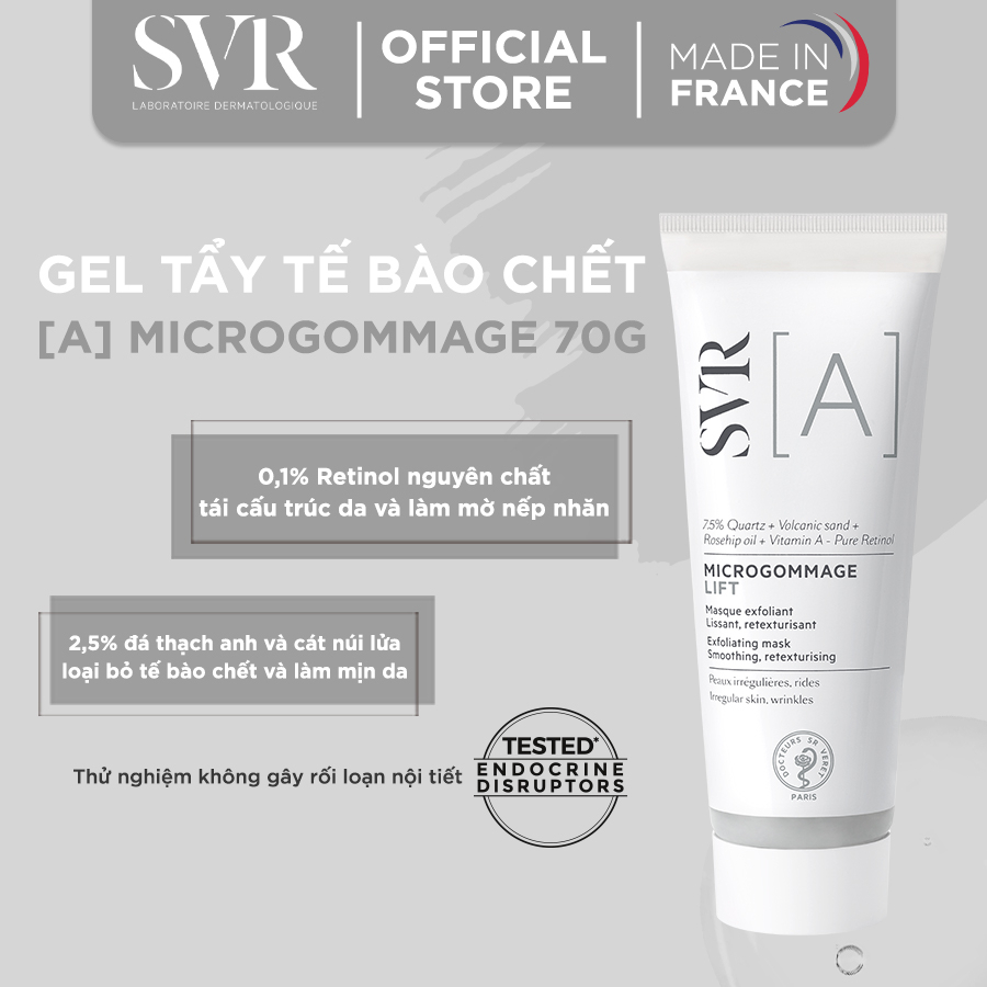 Gel Tẩy Tế Bào Chết SVR [A] Microgommage Lift 70g