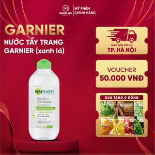 Tẩy trang Garnier xanh lá bản Pháp cho da dầu