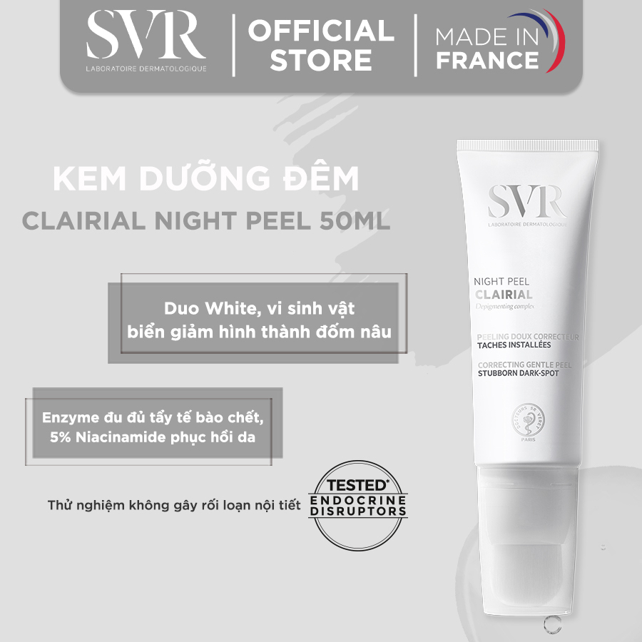 Kem dưỡng giúp làm sáng da SVR CLAIRIAL NIGHT PEEL 50ml