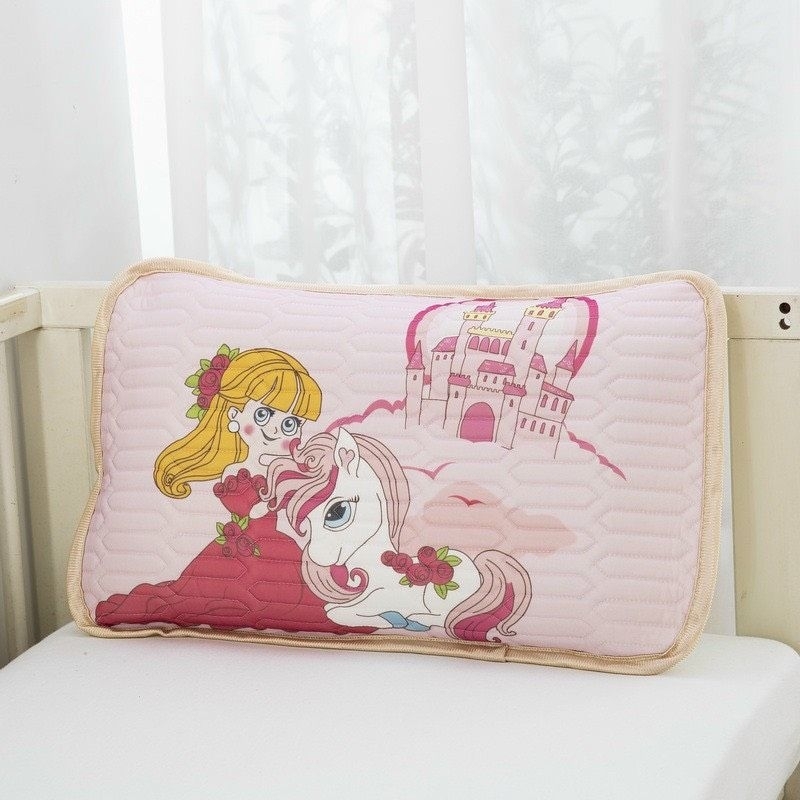 Gối tencel cao su non nằm điều hòa cho bé kich thước 30x50