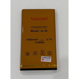 Pin Masstel Izi 26 4G - Hàng chính hãng - Mới 100%