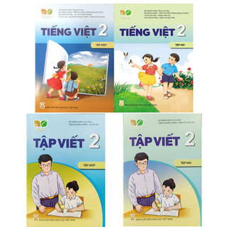 Sách - Combo 4 cuốn SGK Tiếng việt lớp 2 Kết Nối và Tập Viết 2 KN (tập 1+2)