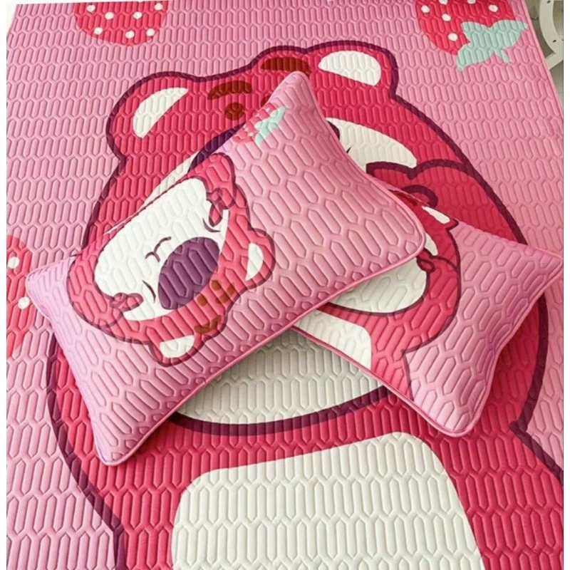 Gối tencel cao su non nằm điều hòa cho bé kich thước 30x50