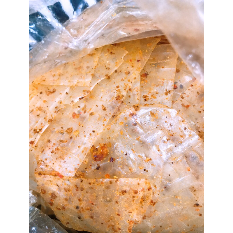 SHIP HOẢ TỐC HN.Siêu TO bịch 250g.  Bánh tráng xike muối tỏi CAY Tây Ninh loại Ngon