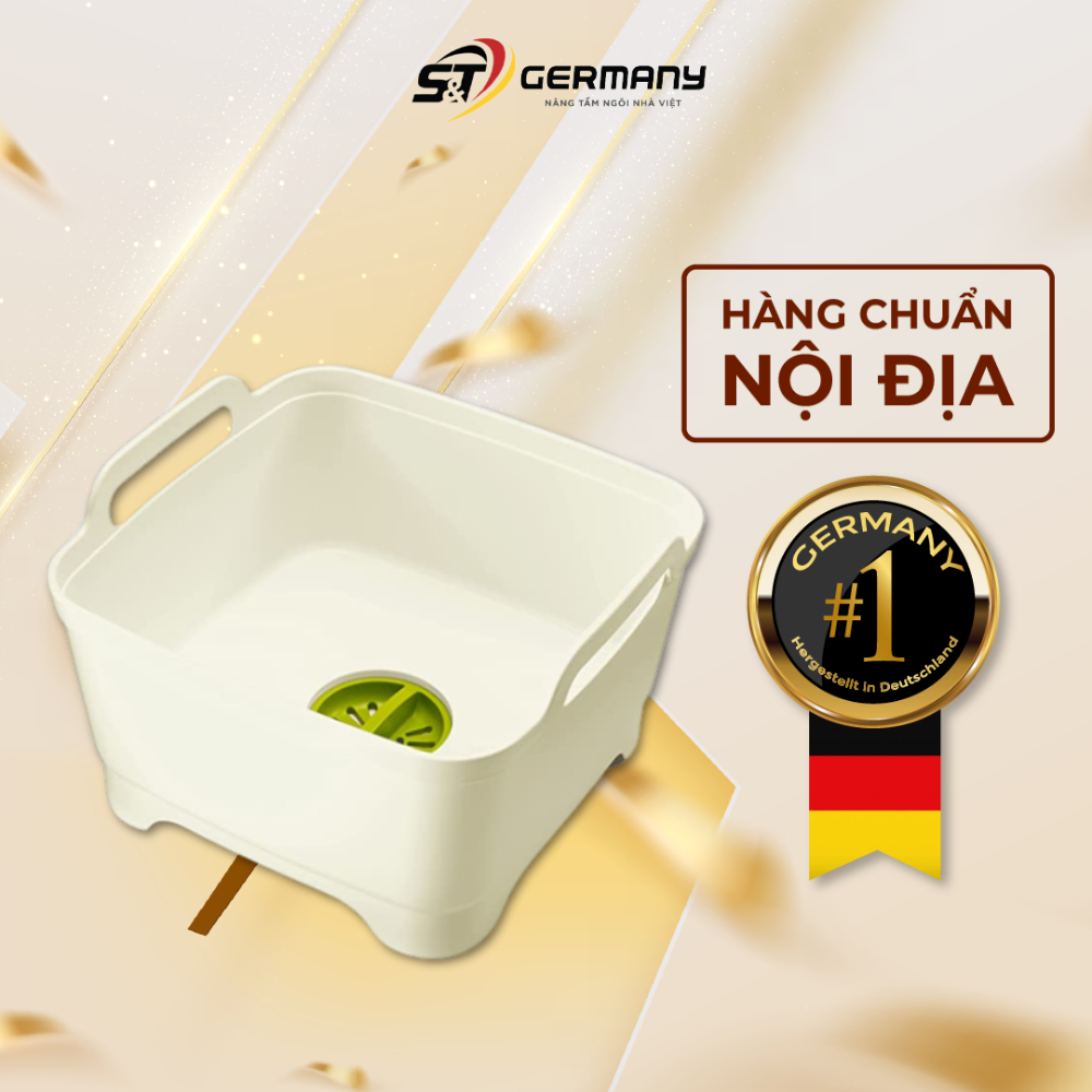 Chậu Rửa Nội Địa Đức Joseph Joseph 85055 Trắng Nhựa Cao Cấp An Toàn Tiện Lợi GermanySnT 450101