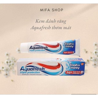 Kem đánh răng aquafresh fresh & minty bạc hà thơm mát 100ml từ 🇬🇧 anh