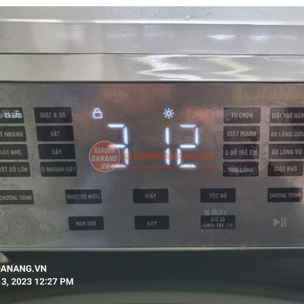 Tem dán việt hóa máy giặt Xiaomi Mijia MJ202 giặt 10kg sấy 7kg và giặt 12kg sấy 9kg