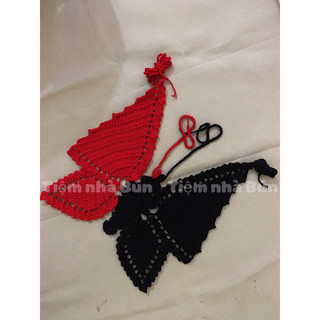 Áo bứm 2 màu len handmade màu tự chọn ib