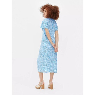 Đầm Maxi Cổ Tim Viền Bèo