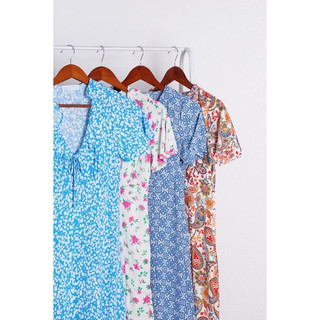 Đầm Maxi Cổ Tim Viền Bèo