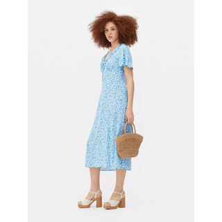 Đầm Maxi Cổ Tim Viền Bèo