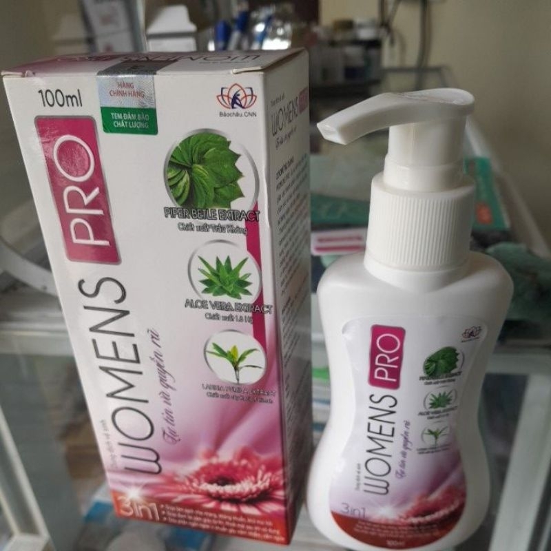 WOMEN PRO gel vệ sinh khử mùi hương nước hoa lá trầu không