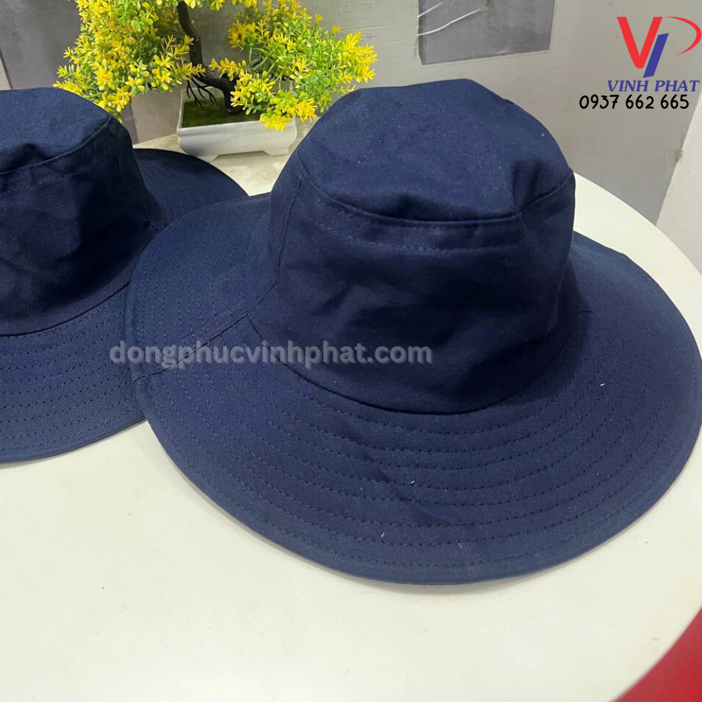 Nón Tai Bèo Trơn Đủ Màu  Dành Cho Người Lớn Vải Kaki Cotton - Hình Thật