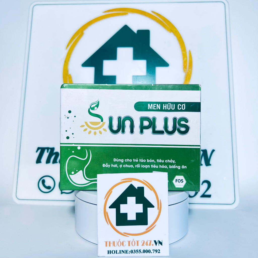 Men hữu cơ Sunplus + Sữa non Sunplus bổ sung chất xơ