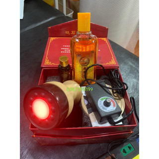 Máy hồng quang thần cứu loại 1 kèm theo dầu massage gừng 230ml+dầu rượu 30ml