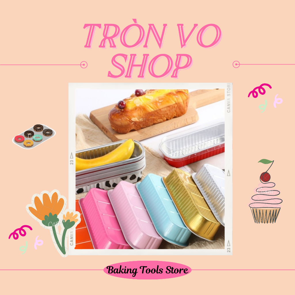 Cup nhôm nắp pet chữ nhật