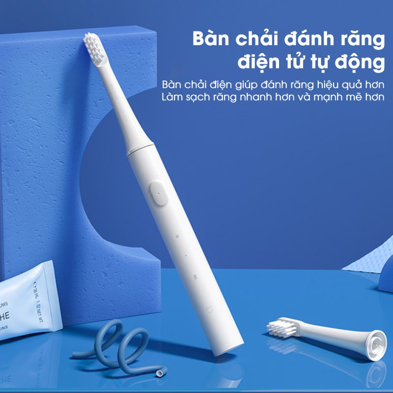 Bàn Chải Đánh Răng Điện Xiaomi Mijia T100 / T200 - Công Nghệ Sonic, Thời Lượng Pin Dài Đến 30 Ngày