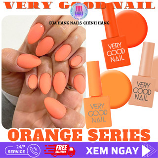 "Orange Series": Sơn gel Hàn Quốc Series tông màu Cam của Very Good Nail - Sự nữ tính và quyến rũ cho đôi tay của bạn