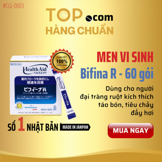 Men vi sinh Bifina Nhật Bản R chính hãng - 01 gói - Chuyên hỗ trợ tiêu hóa, táo bón, tiêu chảy