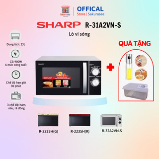 Lò vi sóng cơ sharp r-31/32a2vn-s - lò vi sóng điện tử r-2235h-g/r - chính hãng