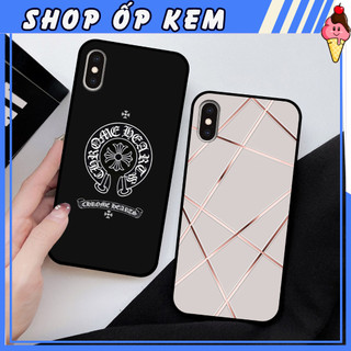 Ốp iphone x/xs/xr/xsmax - iphone 11/11 pro/11 promax in hình thương hiệu lv, gucci, họa tiết xanh bạc siêu đẹp