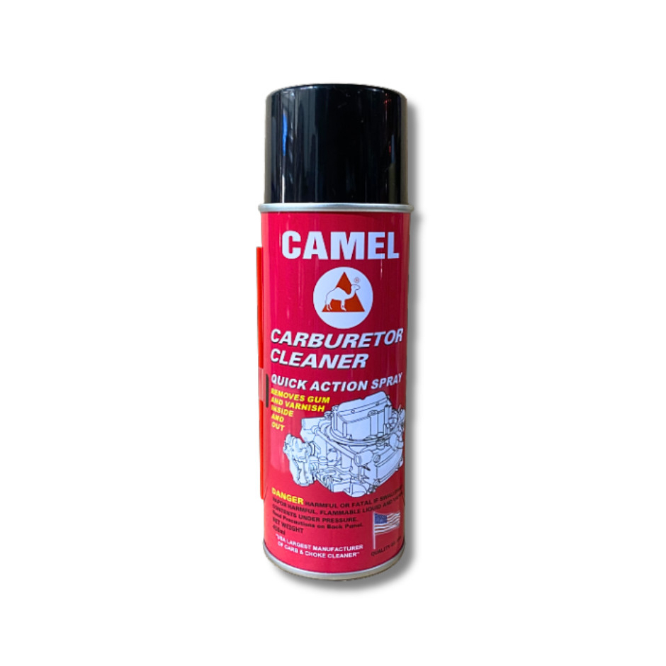 Chai Xịt CAMEL lạc đà 450ml Rửa và Vệ Sinh Bình Xăng Con, Chế Hòa Khí (họng ga), Đầu Bò (béc phun) (CHÍNH HÃNG)