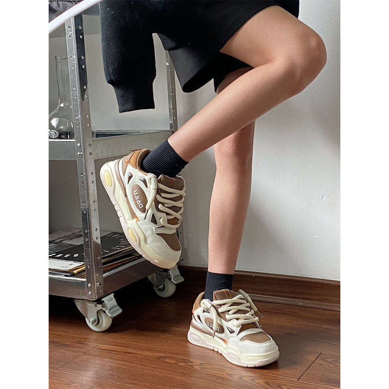 GIÀY SNEAKER UNISEX S66 DAILU ĐẾ CAO 3CM PHONG CÁCH