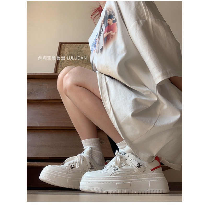 GIÀY SNEAKER S55 ĐẾ CAO 4CM TAI THỎ