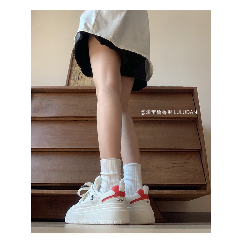 GIÀY SNEAKER S55 ĐẾ CAO 4CM TAI THỎ