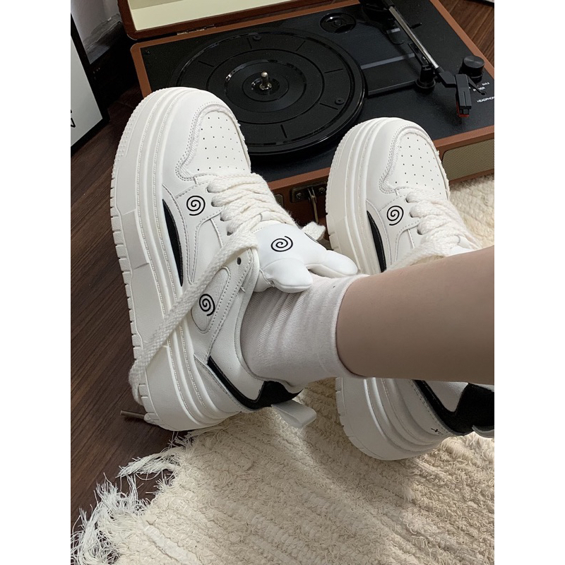 GIÀY SNEAKER S55 ĐẾ CAO 4CM TAI THỎ