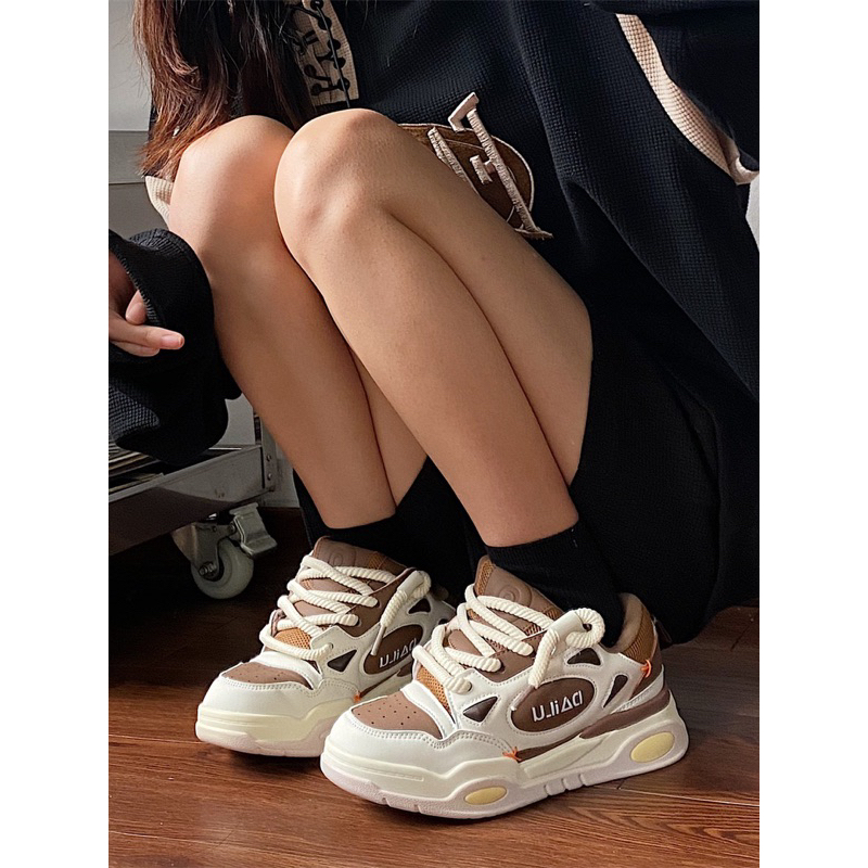 GIÀY SNEAKER UNISEX S66 DAILU ĐẾ CAO 3CM PHONG CÁCH