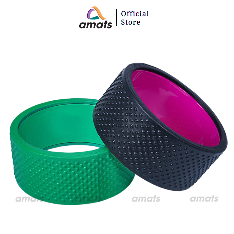 Vòng  Gai Tập Yoga Bọc Cao Su hỗ trợ tập Yoga bản 15cm,Vòng gai cao cấp nhiều màu