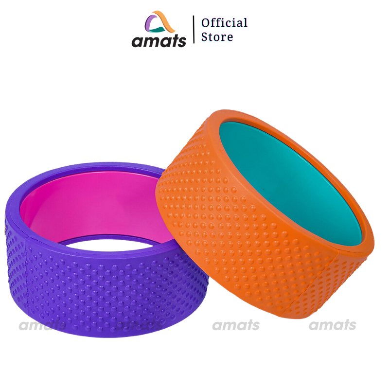 Vòng  Gai Tập Yoga Bọc Cao Su hỗ trợ tập Yoga bản 15cm,Vòng gai cao cấp nhiều màu