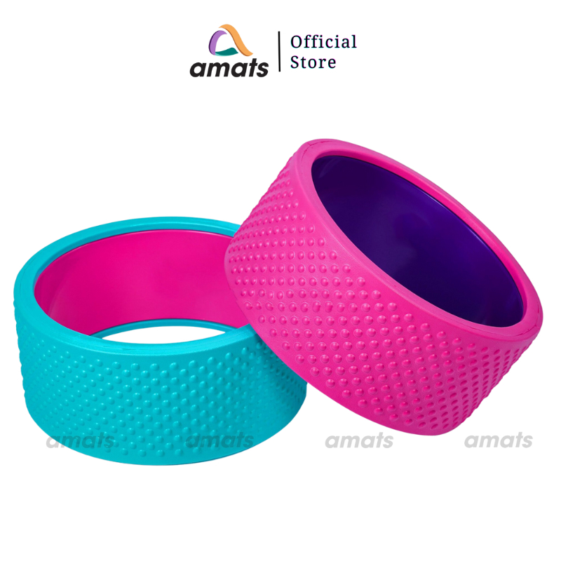 Vòng  Gai Tập Yoga Bọc Cao Su hỗ trợ tập Yoga bản 15cm,Vòng gai cao cấp nhiều màu