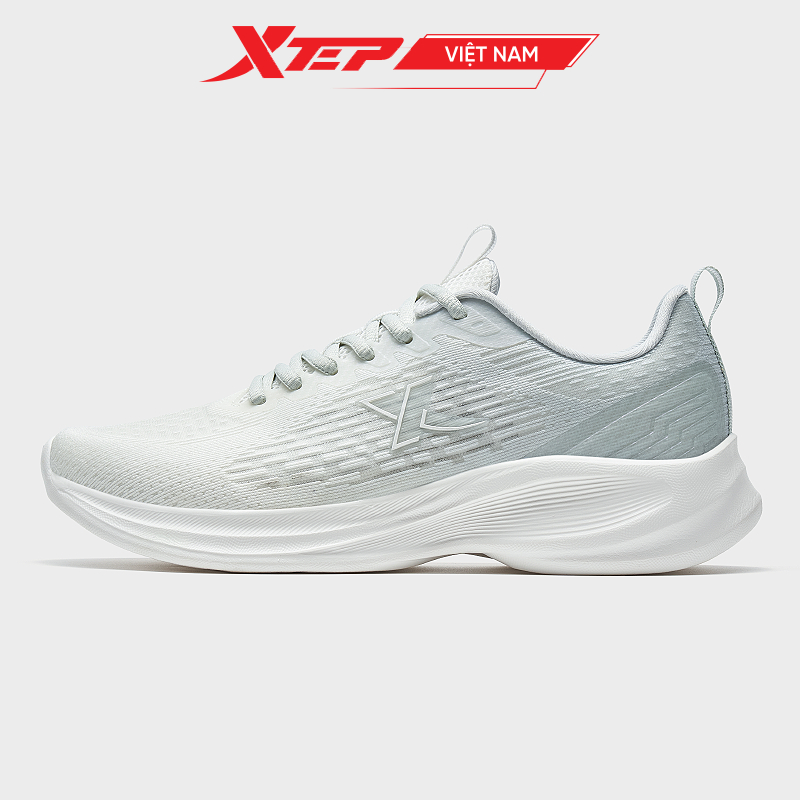 Giày chạy bộ nam Xtep chính hãng, dáng basic, kiểu dáng bắt mắt hợp thời trang, đế giày lượn sóng mềm mại 877219110013