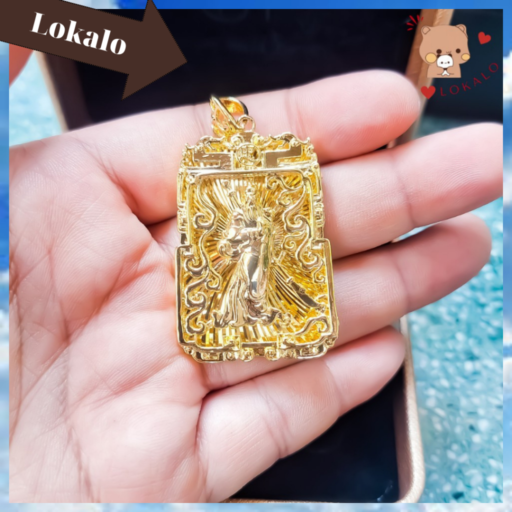 "Mặt Dây Chuyền Quan Công Cầm Đao Mạ Vàng 18K - Sự Sắc Sảo Và Quyền Năng Dành Cho Quý Ông" Lokalo 26.5.23