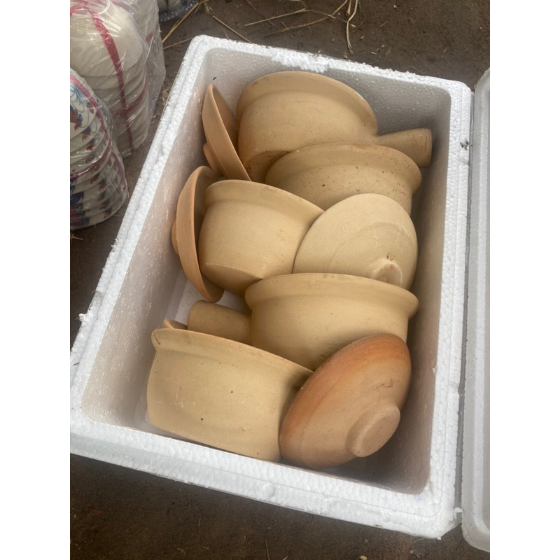 Combo 10 thố tay cầm nồi đât 17cm