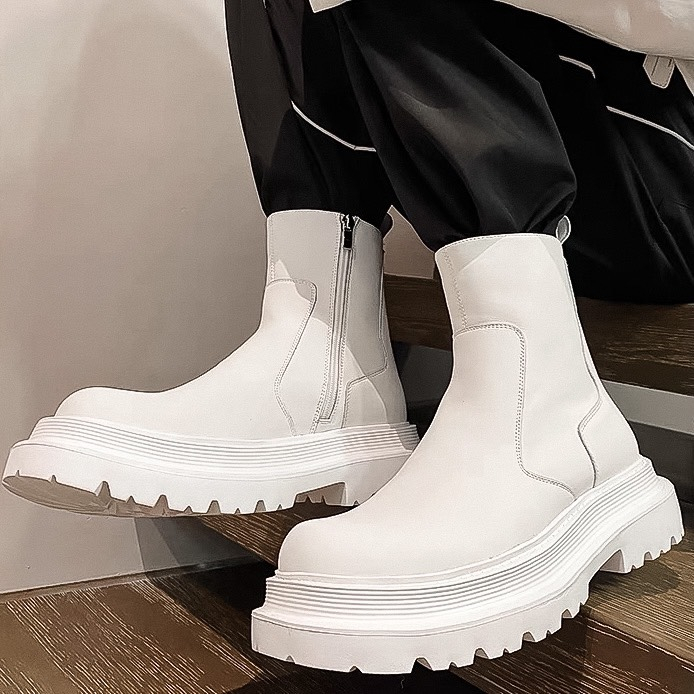 Giày Boot(Đen,Trắng) Tăng Chiều Cao Dành Cho Nam Và Nữ - PANTU UNISEX