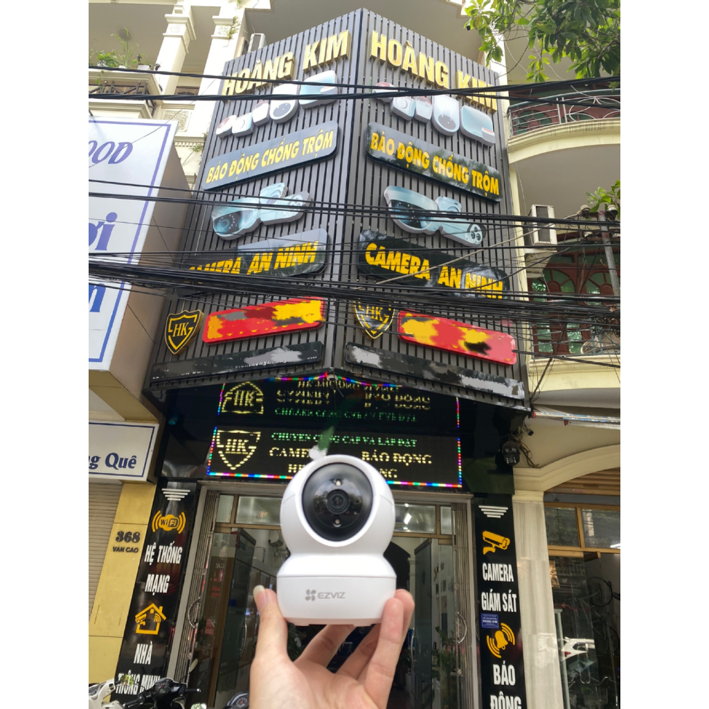Camera wifi không dây Ezviz C6N 2M 1080P, 4M 2K quay quét 360 độ đàm thoại 2 chiều loa to bảo hành 2 năm | BigBuy360 - bigbuy360.vn