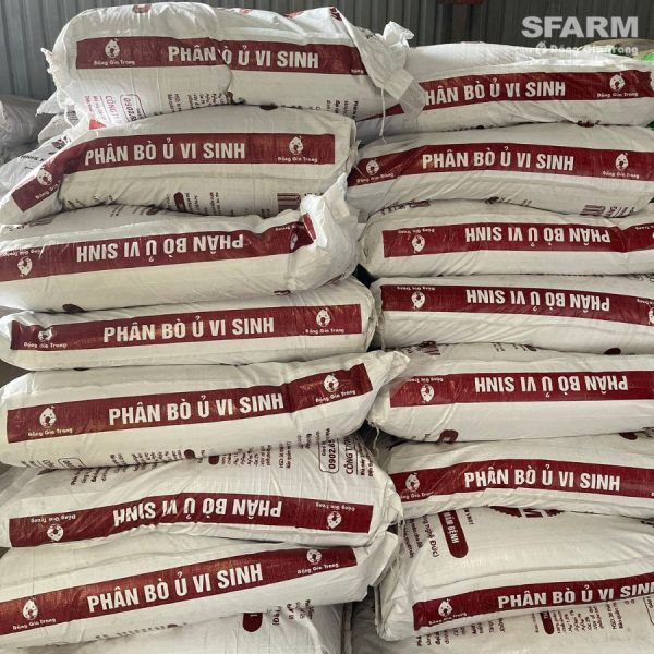 Phân bò hữu cơ vi sinh SFARM - 25kg