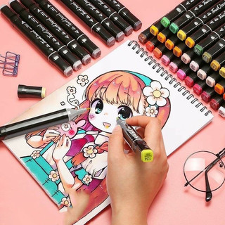 Bộ Bút Dạ 2 Đầu 48 Cây Marker Touch Cool