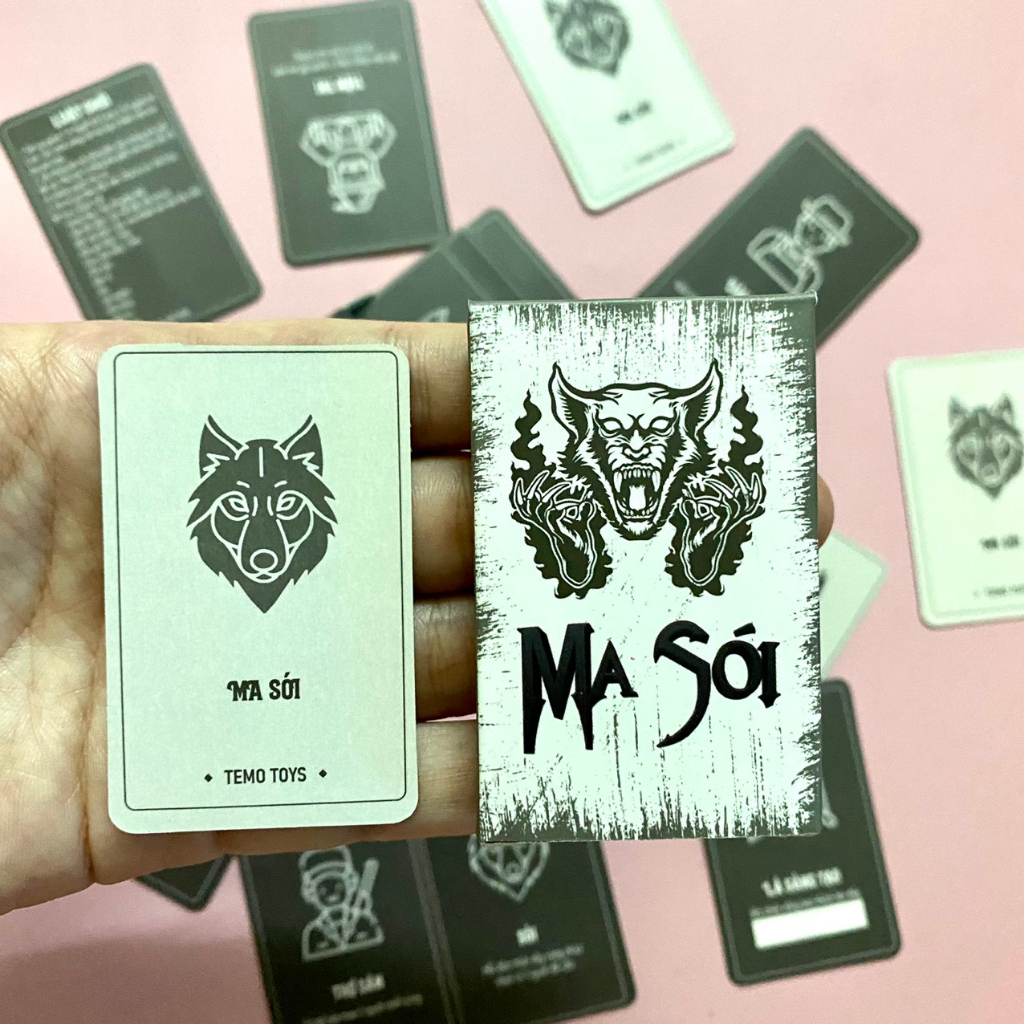 Bộ bài ma sói ultimate deluxe việt hoá boardgame cho bạn bè nhiều chức năng mới